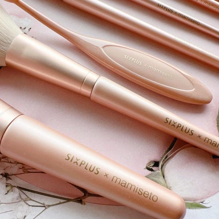 SIXPLUS×mamiseto メイクブラシ9本セット/SIXPLUS/メイクブラシを使ったクチコミ(6枚目)