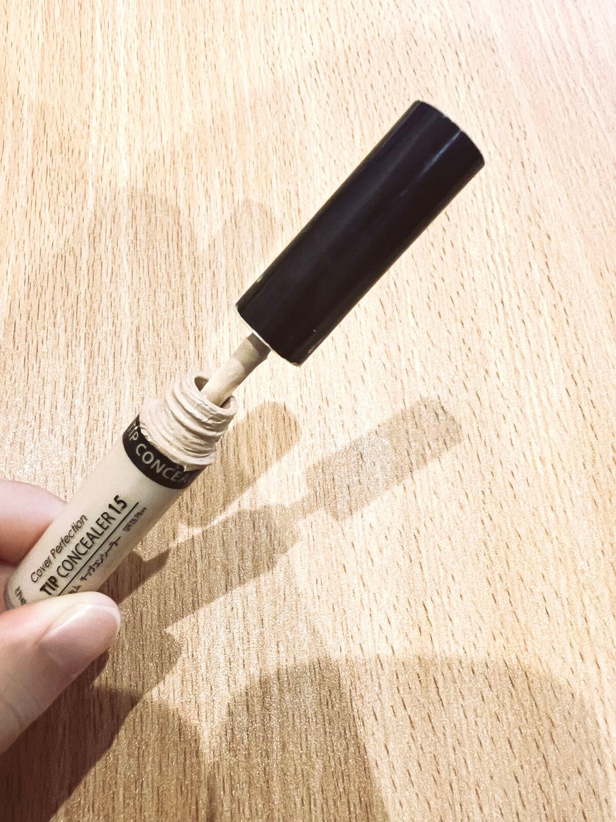 カバーパーフェクション チップコンシーラー/the SAEM/リキッドコンシーラーを使ったクチコミ(2枚目)