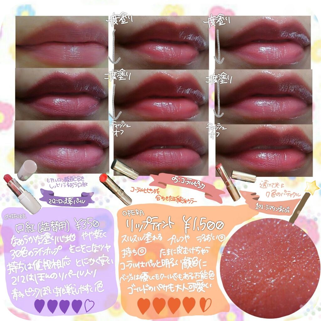 オペラ リップティント N/OPERA/リップティントを使ったクチコミ(2枚目)