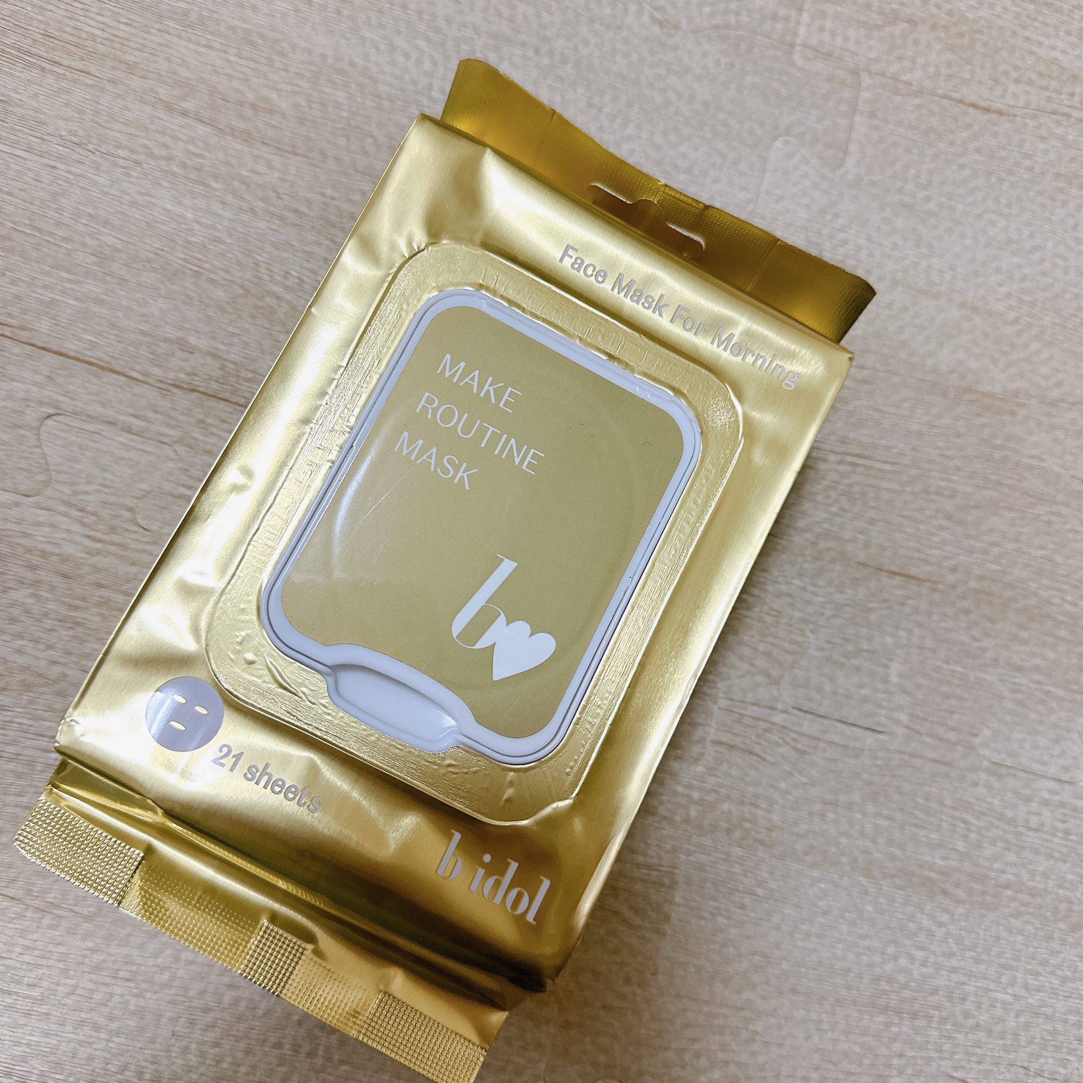 メイクルーティンマスクR/b idol/シートマスク・パックを使ったクチコミ（1枚目）