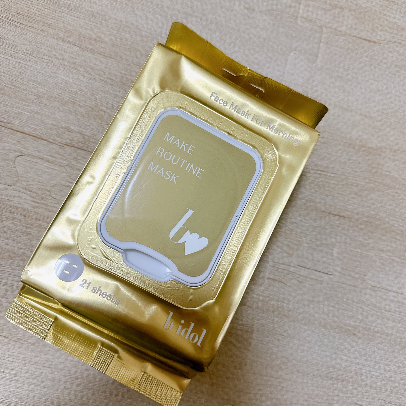 メイクルーティンマスクR/b idol/シートマスク・パックを使ったクチコミ(1枚目)