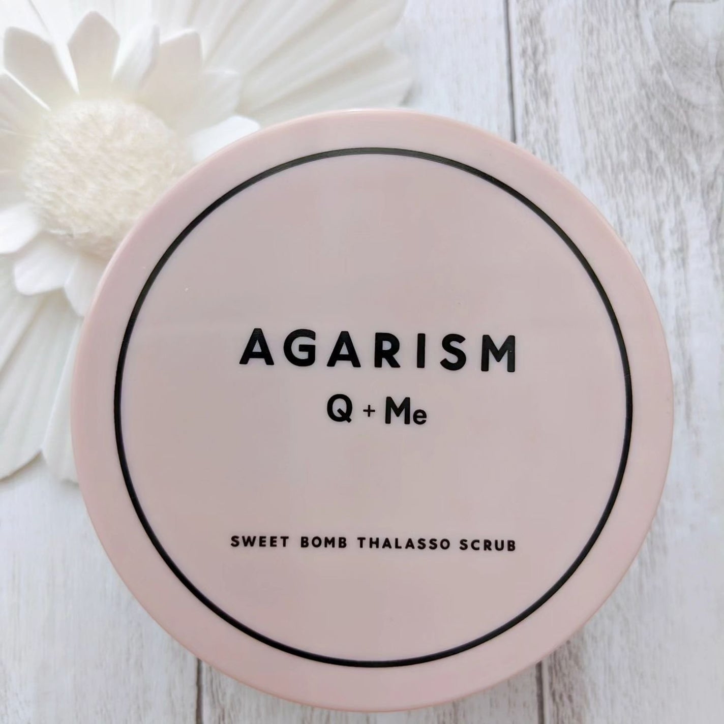 Q+Me スウィート ボム タラソ スクラブ/AGARISM/バスト・ヒップケアを使ったクチコミ(1枚目)