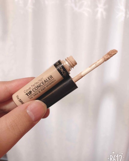 カバーパーフェクション チップコンシーラー/the SAEM/リキッドコンシーラーを使ったクチコミ(2枚目)