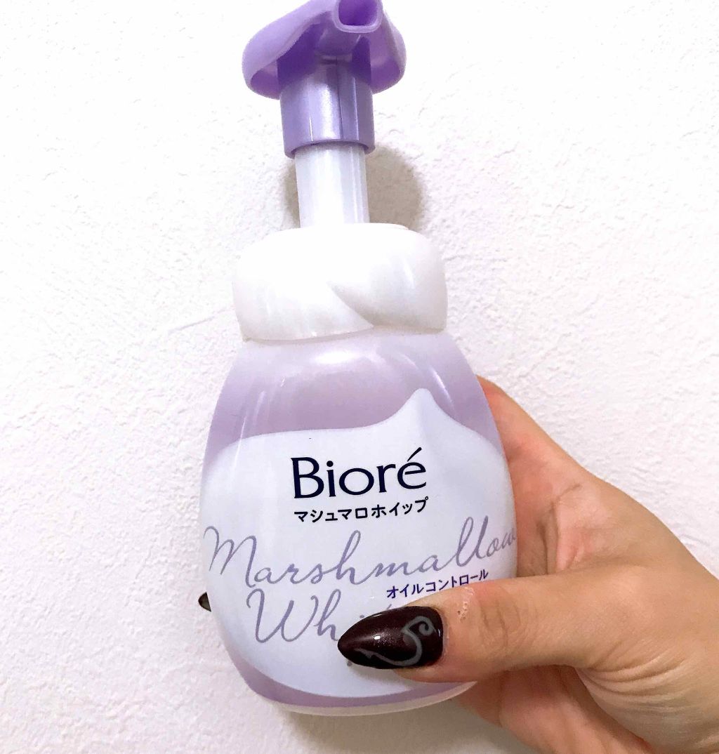 マシュマロホイップ オイルコントロール/ビオレ/泡洗顔を使ったクチコミ（1枚目）