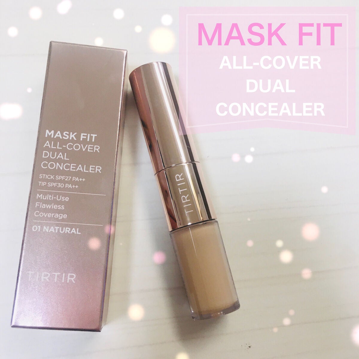 マスクフィットオールカバーデュアルコンシーラー/TIRTIR(ティルティル)/コンシーラーを使ったクチコミ(1枚目)