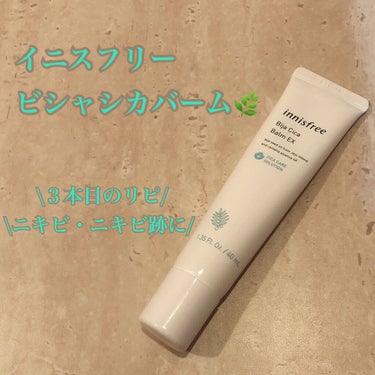 innisfree ビジャ シカバーム EXのクチコミ「こんにちは🐻‍❄️🤍

今日はいちおしの
イニスフリーのビシャシカバームの紹介🌿

ほんっとに.....」（1枚目）