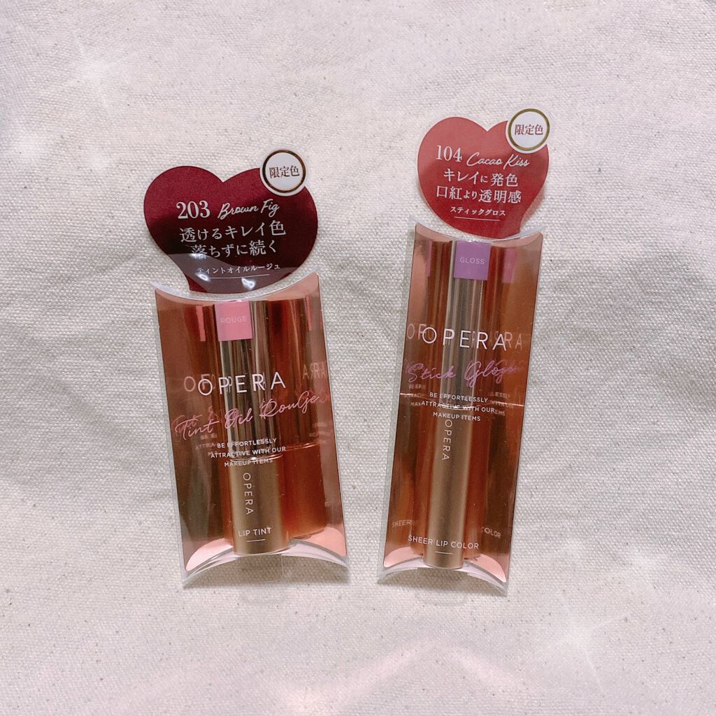 オペラ シアーリップカラー RN/OPERA/リップグロスを使ったクチコミ（2枚目）