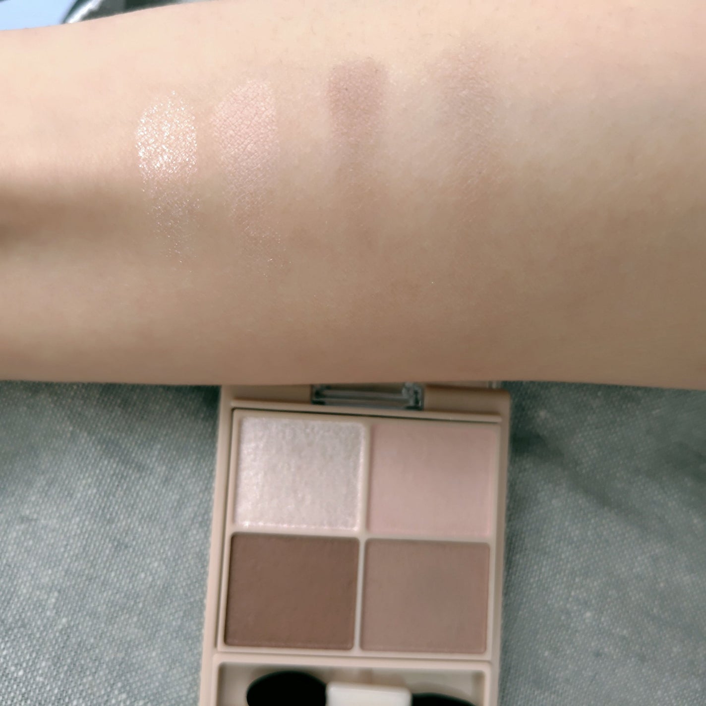 シルキースフレアイズ(マットタイプ)/キャンメイク/アイシャドウパレットを使ったクチコミ(2枚目)