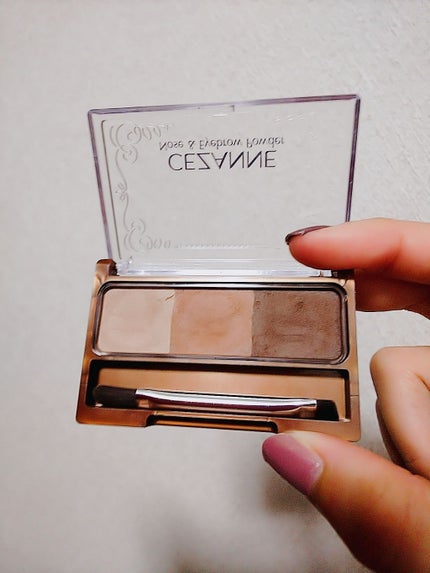 ノーズ&アイブロウパウダー/CEZANNE/パウダーアイブロウを使ったクチコミ(2枚目)