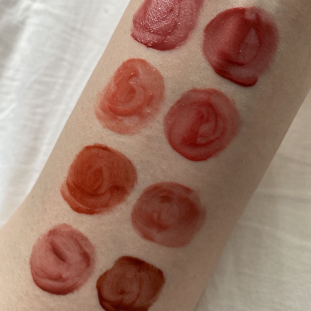 ジューシーラスティングティント/rom&nd/リップティントを使ったクチコミ（3枚目）