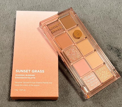 シーズナルブレンディングアイシャドウパレット/Peach C/アイシャドウパレットを使ったクチコミ(1枚目)