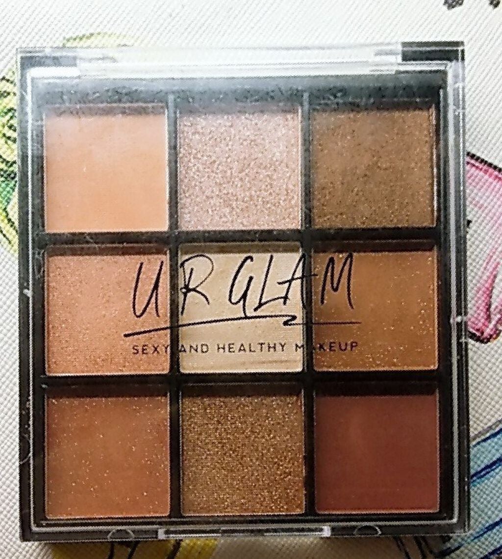 UR GLAM BLOOMING EYE COLOR PALETTE/U R GLAM/アイシャドウパレットを使ったクチコミ(1枚目)