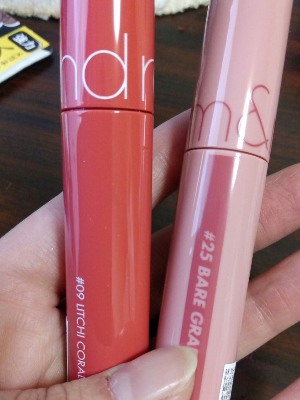 ジューシーラスティングティント/rom&nd/リップティントを使ったクチコミ(2枚目)