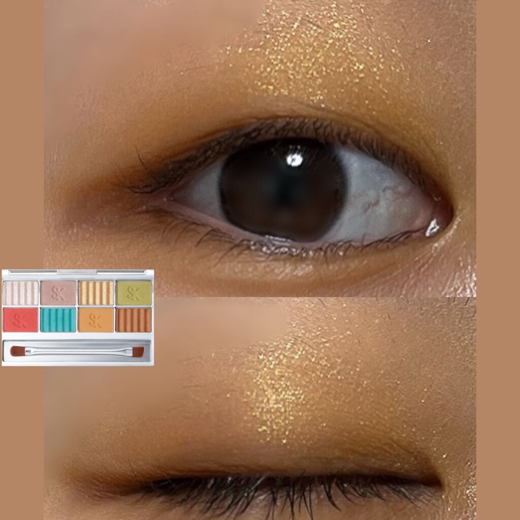 SAINKO ベルベットアイシャドウパレット/SAINKO/アイシャドウパレットを使ったクチコミ(4枚目)