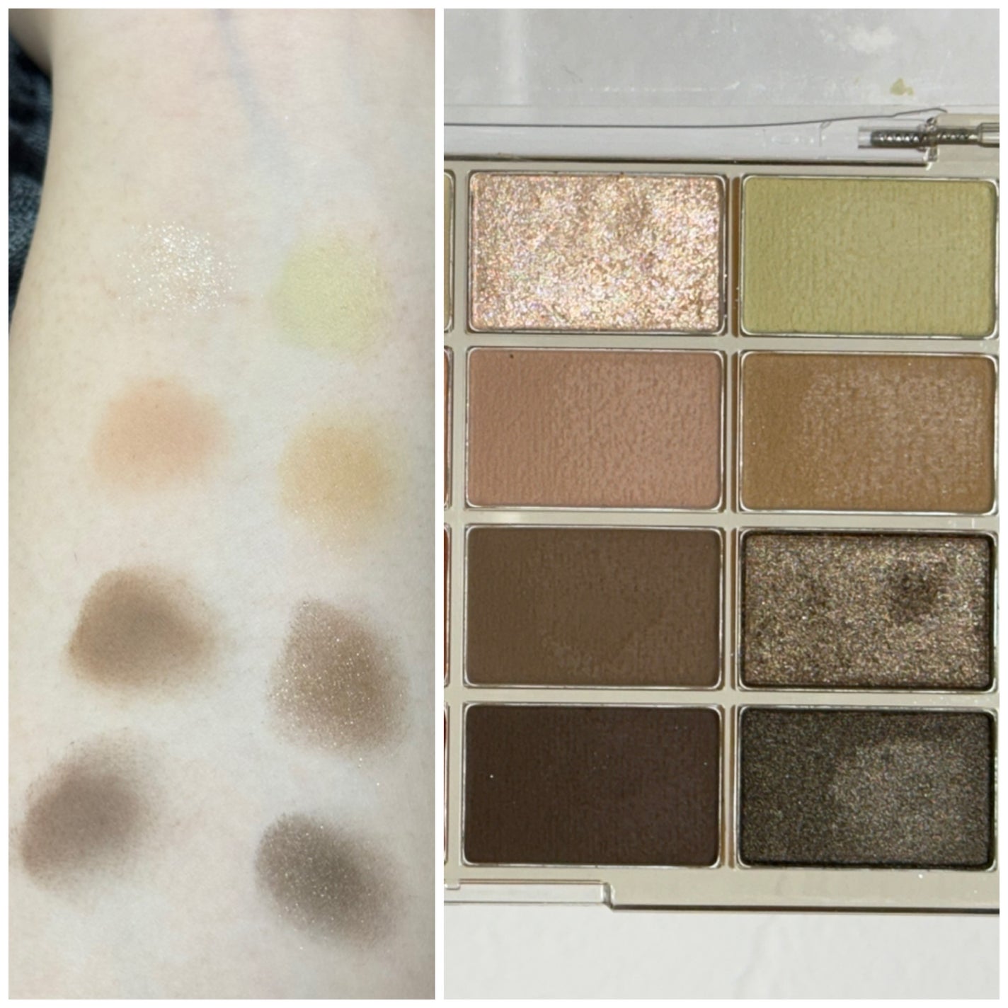 ソフトブラーリングアイパレット/wakemake/アイシャドウパレットを使ったクチコミ(3枚目)