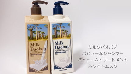 ミルクバオバブ パフュームボディウォッシュ ホワイトムスク/ミルクバオバブ/ボディソープを使ったクチコミ(1枚目)