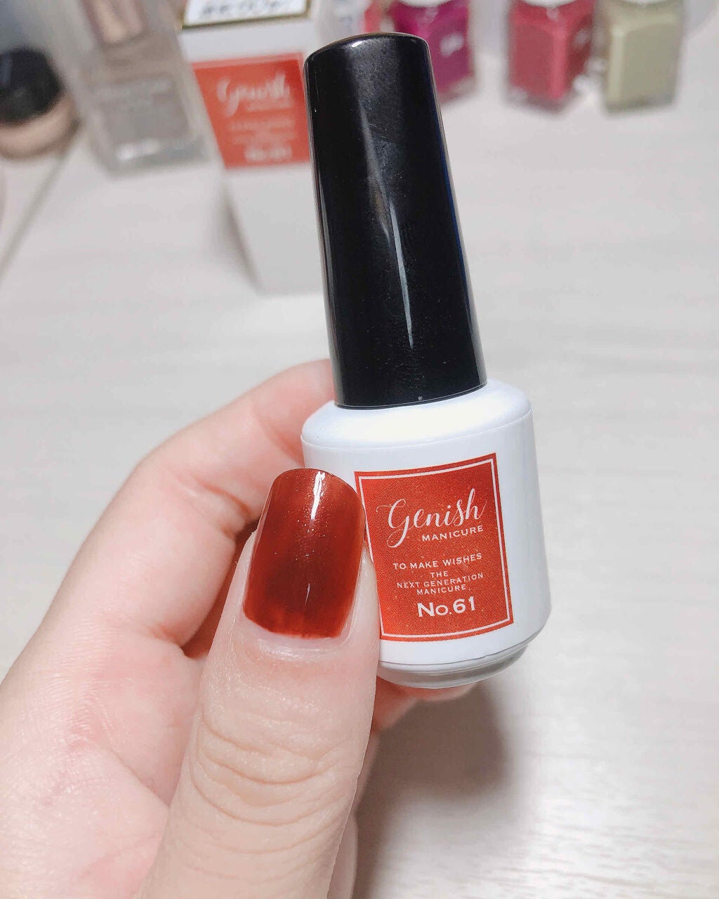 ジーニッシュ/ジーニッシュマニキュア/マニキュアを使ったクチコミ(3枚目)