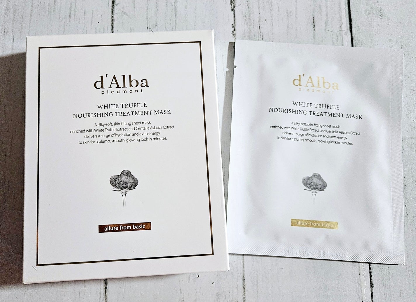 ホワイトトリュフナリシングトリートメントマスク/ダルバ/シートマスク・パックを使ったクチコミ(1枚目)