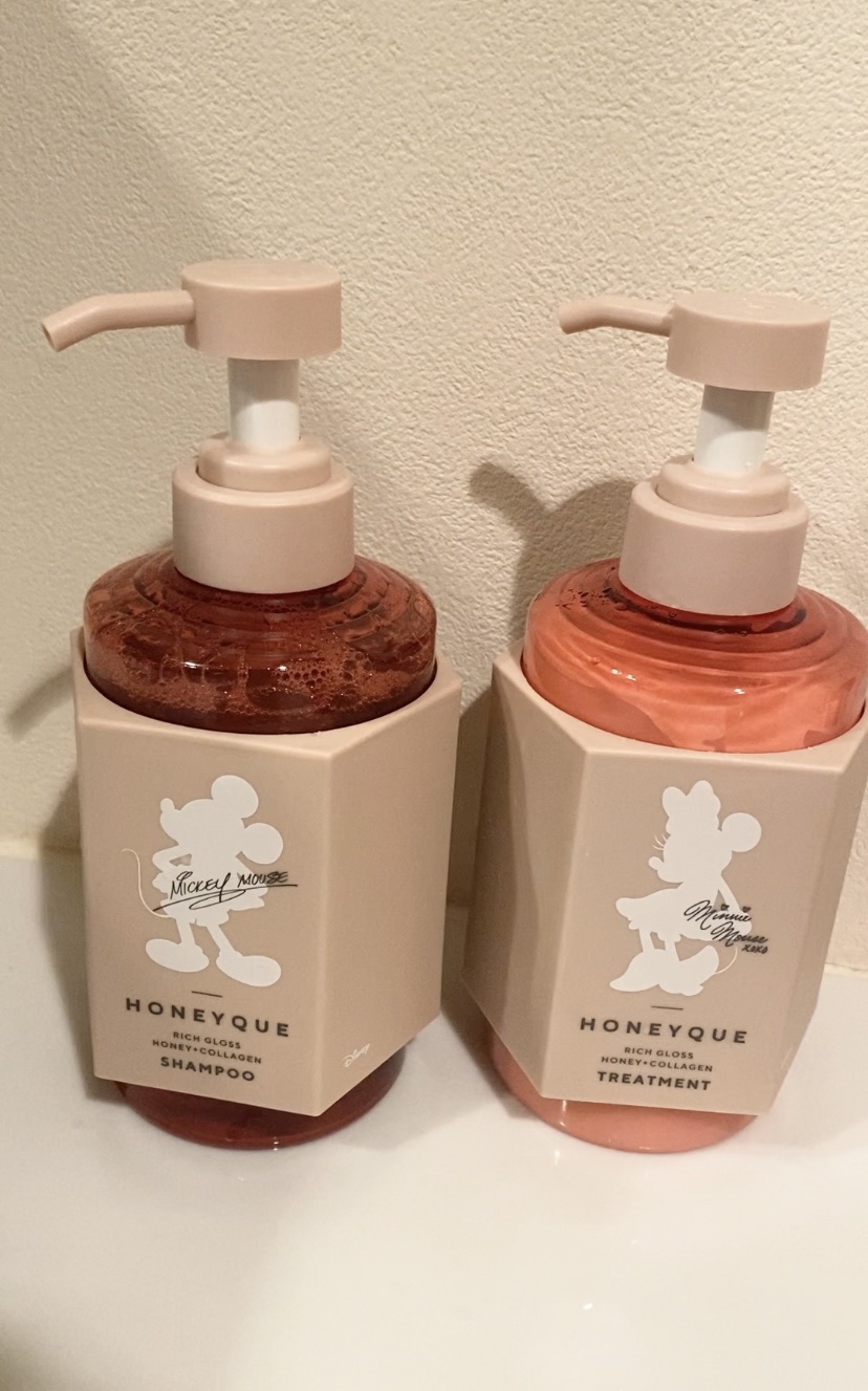 HONEYQUE ミッキーマウス リッチグロスシャンプー 限定ボックス Qoo10] HONEYQUE 数量限定 ミッキーマウスデザインHO