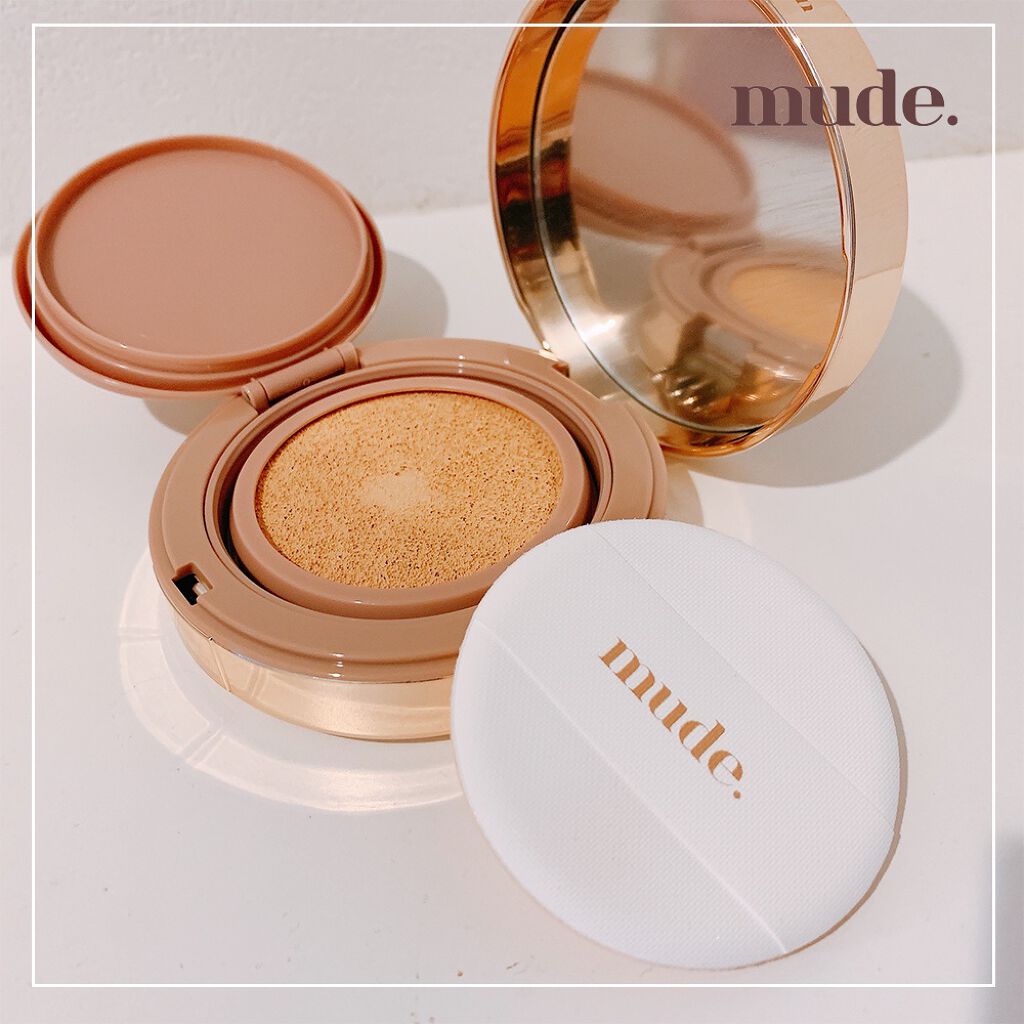 ハグクッション/mude/クッションファンデーションを使ったクチコミ(2枚目)