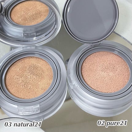 ヌーゼロクッション/rom&nd/クッションファンデーションを使ったクチコミ(2枚目)