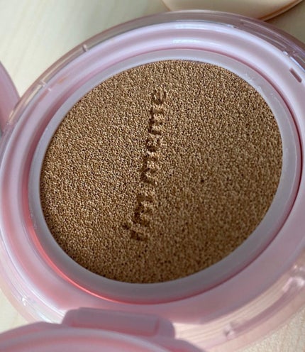 ワンダーベルベットラスティングクッション/i’m meme/クッションファンデーションを使ったクチコミ(3枚目)