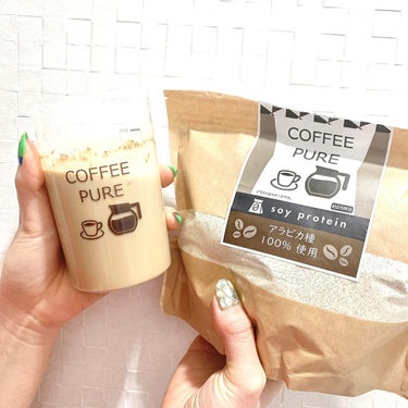 COFFEE PURE（ソイプロテイン）/ピュアパートナー/ドリンクを使ったクチコミ（1枚目）