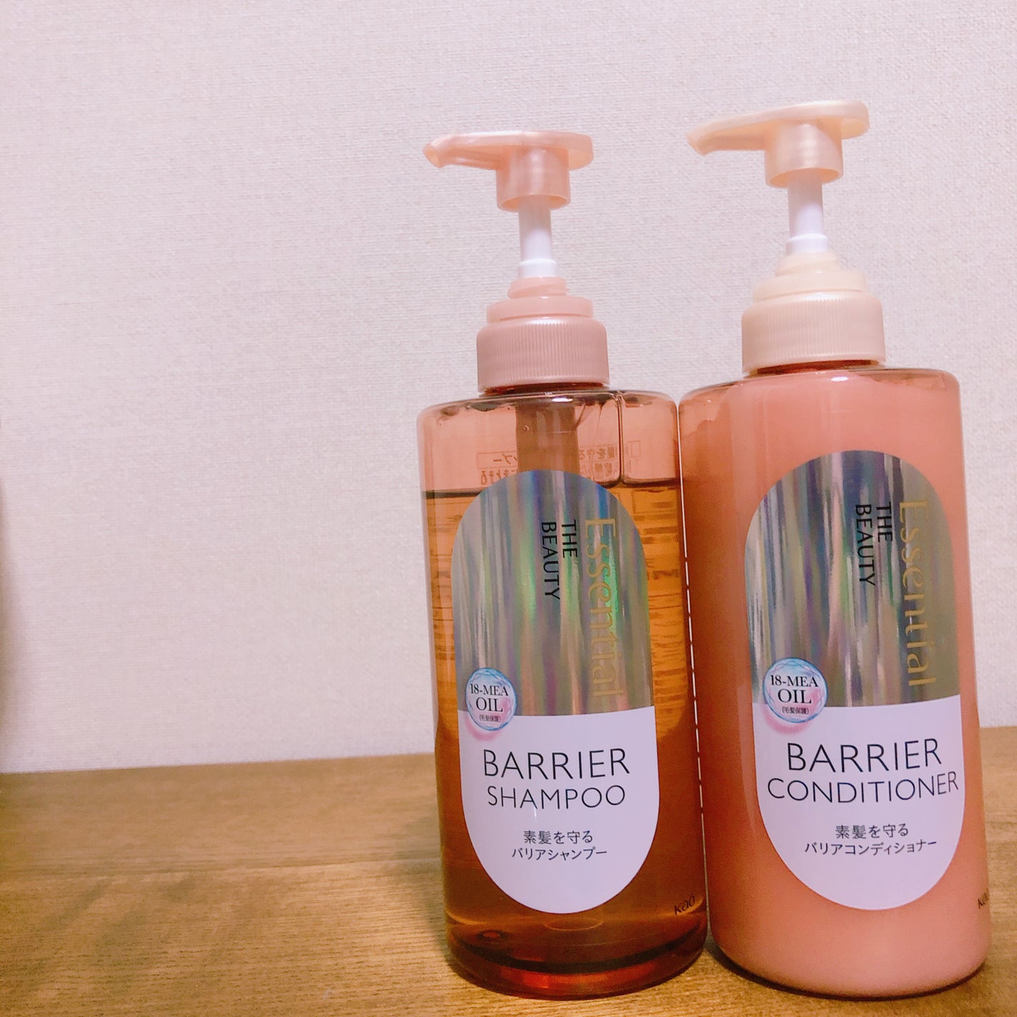 ザビューティ 髪のキメ美容素髪を守る バリアシャンプー/コンディショナー/エッセンシャル/シャンプー・コンディショナーを使ったクチコミ(1枚目)