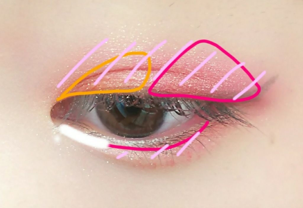 バレンタインボックス2 ピーチパレット/VAVI MELLO/アイシャドウパレットを使ったクチコミ(3枚目)