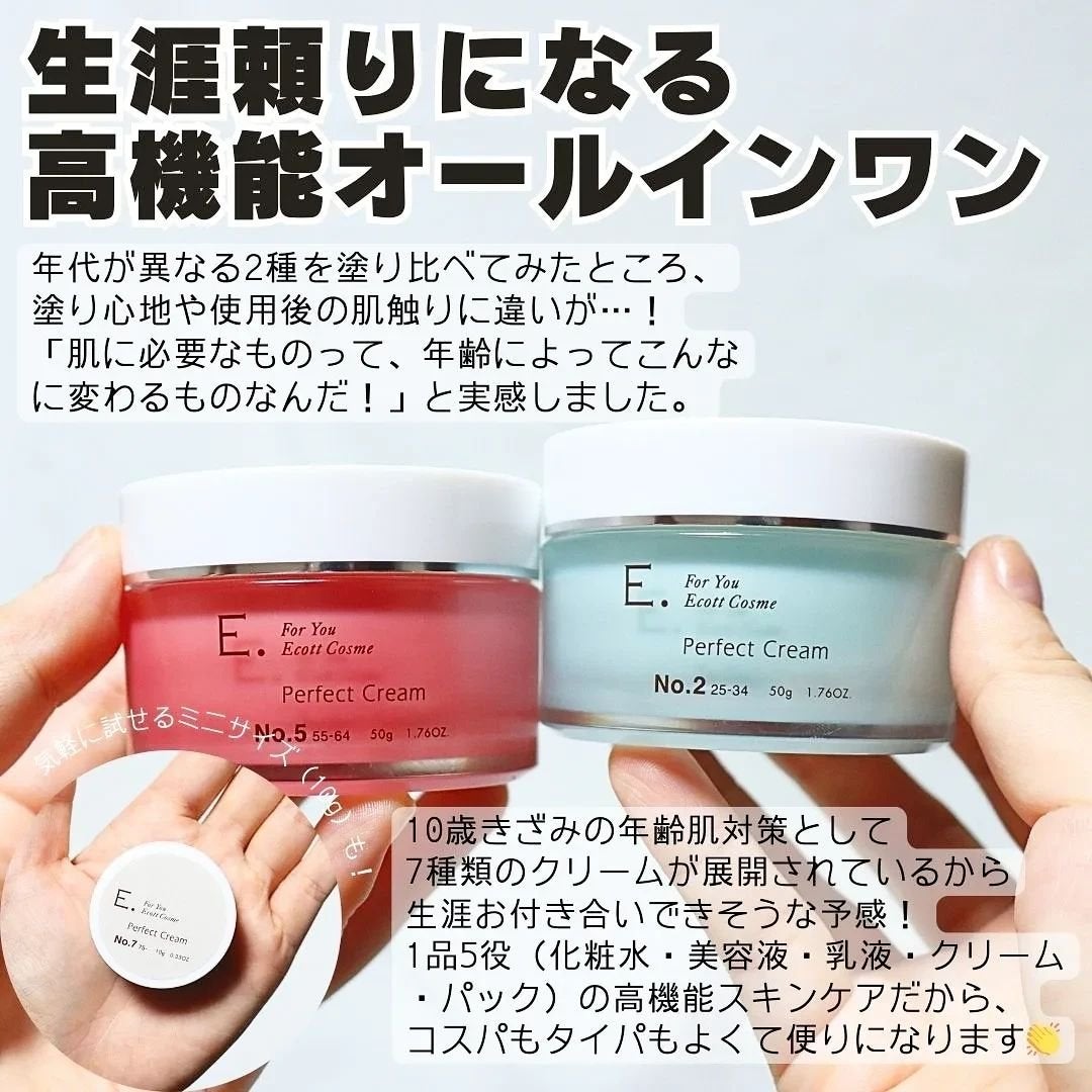 パーフェクトクリーム2/E./オールインワン化粧品を使ったクチコミ(5枚目)