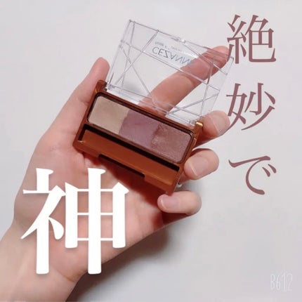 ノーズ&アイブロウパウダー/CEZANNE/パウダーアイブロウを使ったクチコミ(1枚目)