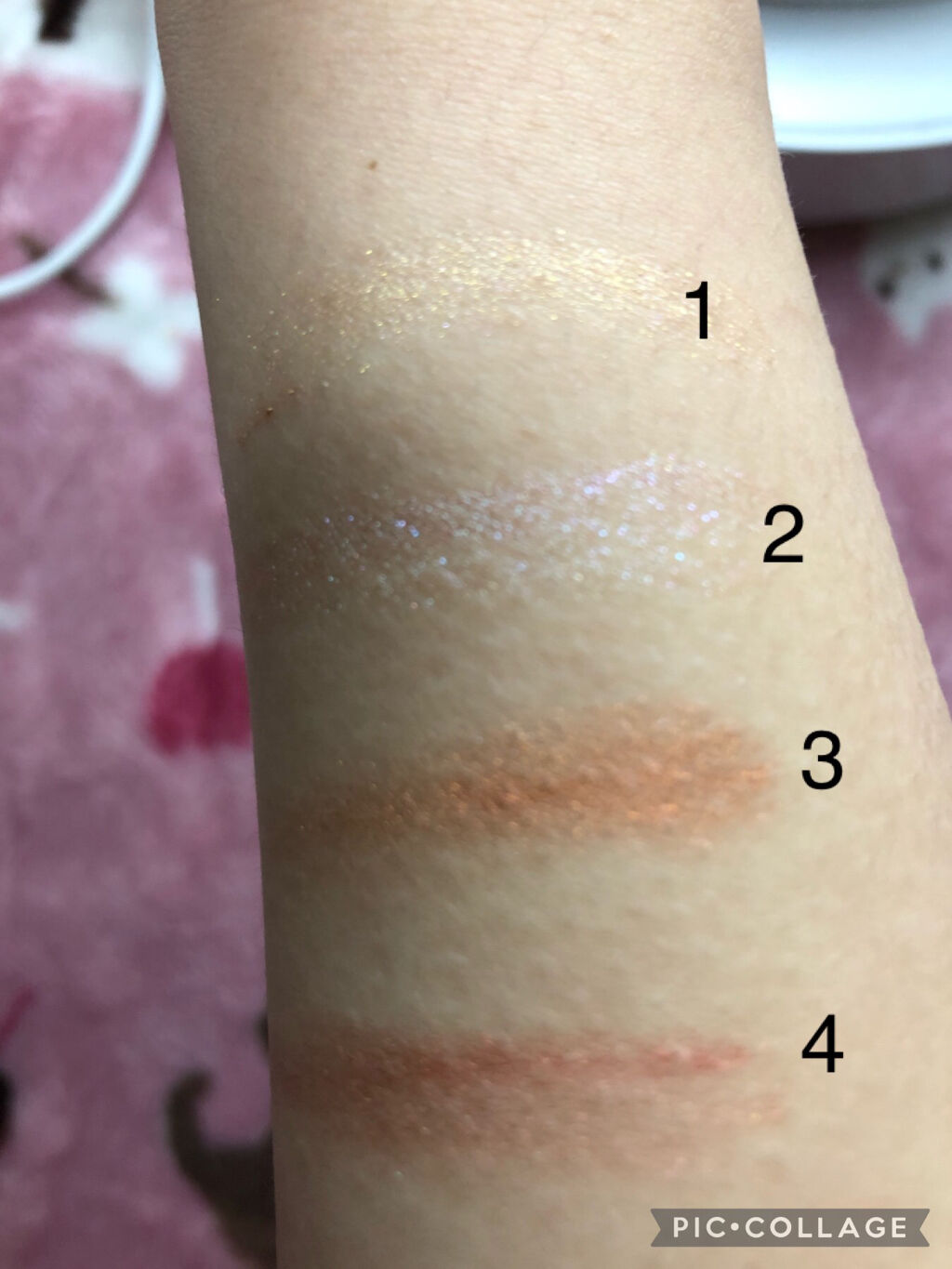 Multi-effect four-color eyeshadow /XIUSE/アイシャドウパレットを使ったクチコミ（3枚目）