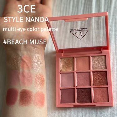 3CE MULTI EYE COLOR PALETTE BEACH MUSE/3CE/パウダーアイシャドウを使ったクチコミ（1枚目）