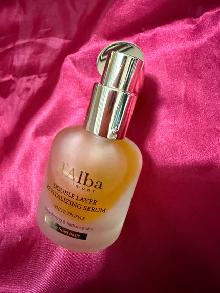 ホワイトトリュフダブルレイヤーリバイタライジングセラム/ダルバ/美容液を使ったクチコミ(3枚目)