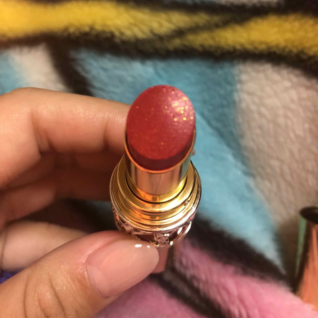 ルージュ ヴォリュプテ シャイン/YVES SAINT LAURENT BEAUTE/口紅を使ったクチコミ(2枚目)