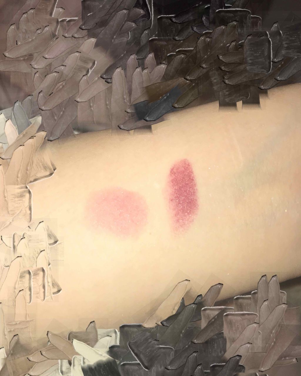 カラーハイビジョンルージュ/KATE/口紅を使ったクチコミ（2枚目）