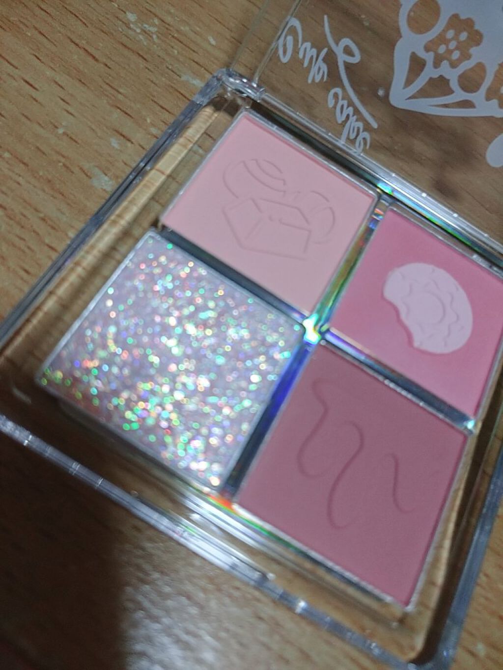 ZEESEAデザートコレクション４カラーアイシャドウパレット #02苺ケーキ/ZEESEA/アイシャドウパレットを使ったクチコミ（2枚目）