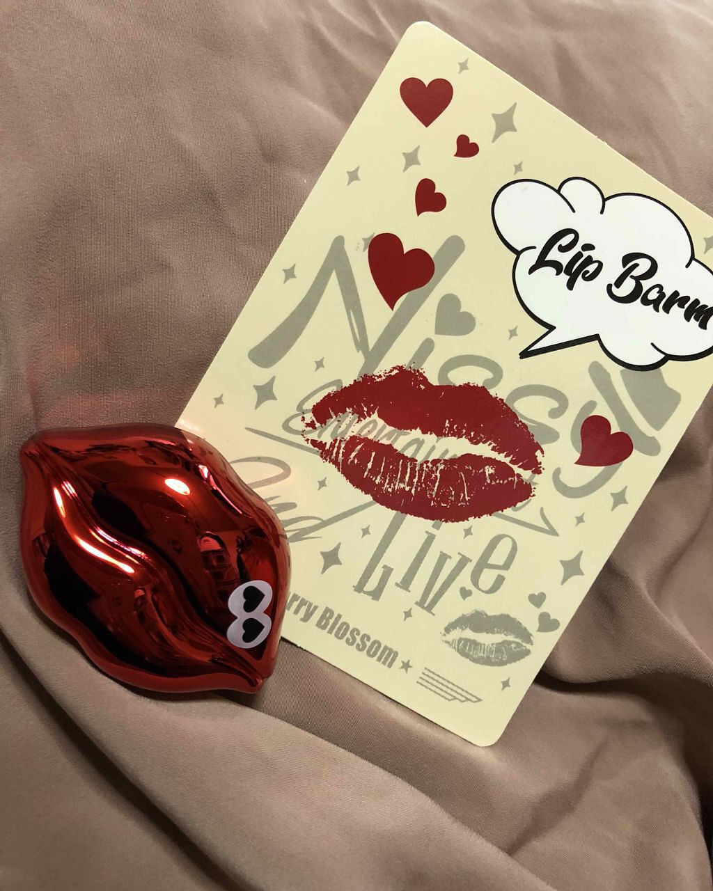 唇潤ってる～♪可愛っ☆ リップバーム（Nissy Entertainment 2nd LIVE -FINAL- in TOKYO DOME公式グッズ）/エイベックス・エンタテインメント/リップバームを使ったクチコミ（1枚目）