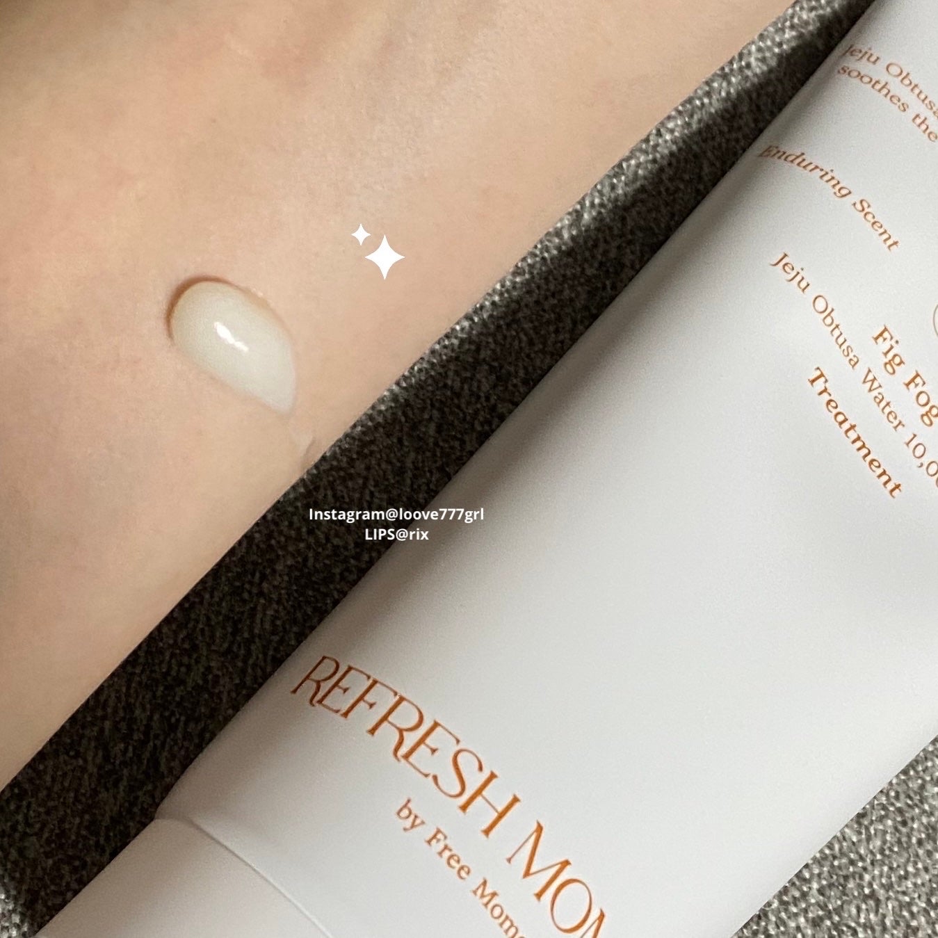 リフレッシュモーメントパフュームシャンプー/トリートメント Fig Fog/Free Moment /市販シャンプーを使ったクチコミ(2枚目)