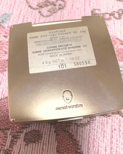 DECORTÉ AQ MW アイシャドウのクチコミ「皆さまアンニョン♪
最近では、もっぱらコスデコにハマりつつある
プチプラ派の私、、、
も.....」(3枚目)