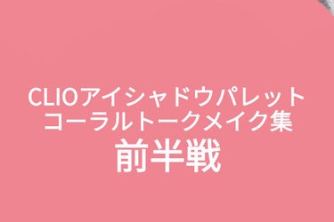 プロ アイ パレット/CLIO/アイシャドウパレットを使ったクチコミ（1枚目）