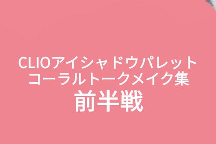 プロ アイ パレット/CLIO/アイシャドウパレットを使ったクチコミ(1枚目)