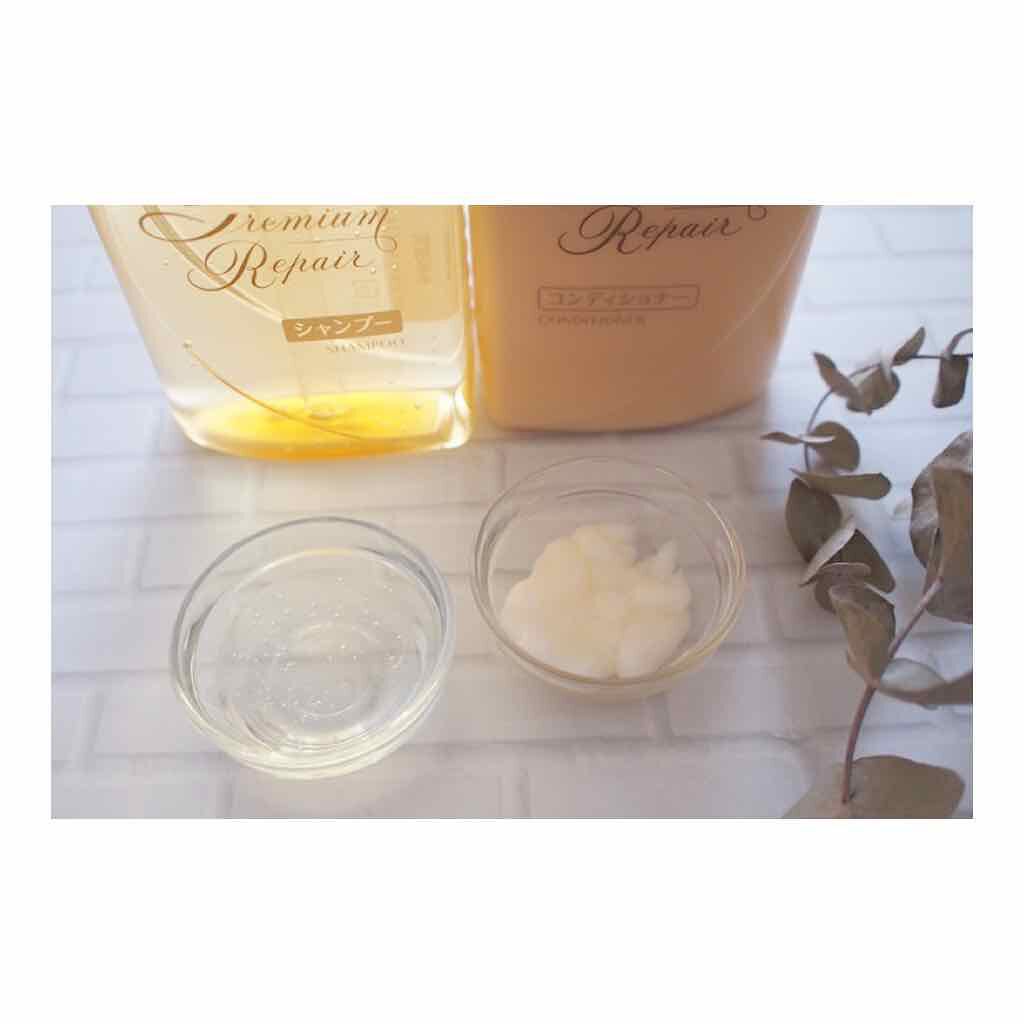 プレミアムリペア シャンプー／ヘアコンディショナー コンディショナー 490ml/TSUBAKI/市販シャンプーを使ったクチコミ（2枚目）