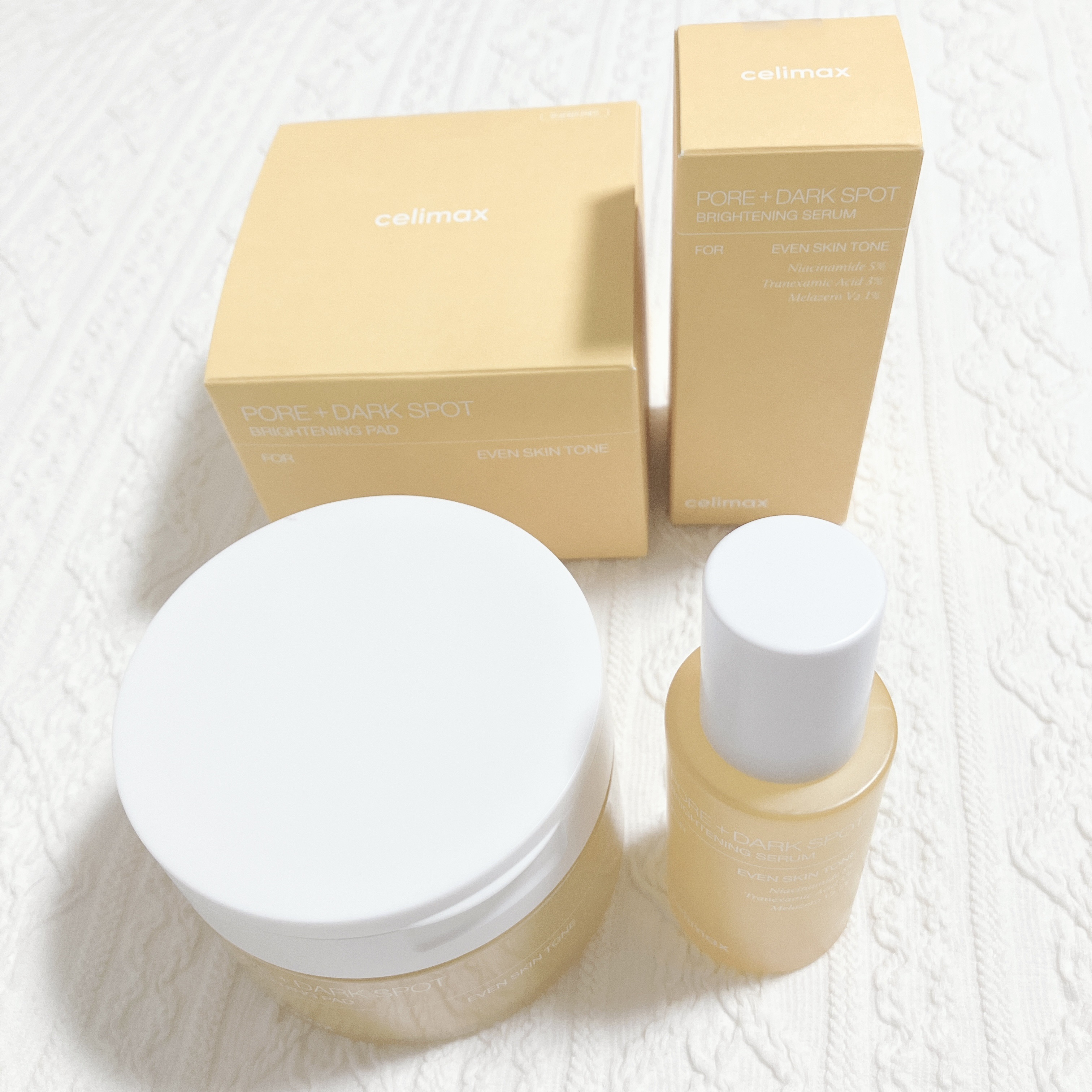 ポア ブライトニング シミケアセラム/celimax/美容液を使ったクチコミ（2枚目）