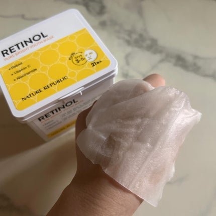 キューブマスク レチノール/ネイチャーリパブリック/シートマスク・パックを使ったクチコミ(5枚目)