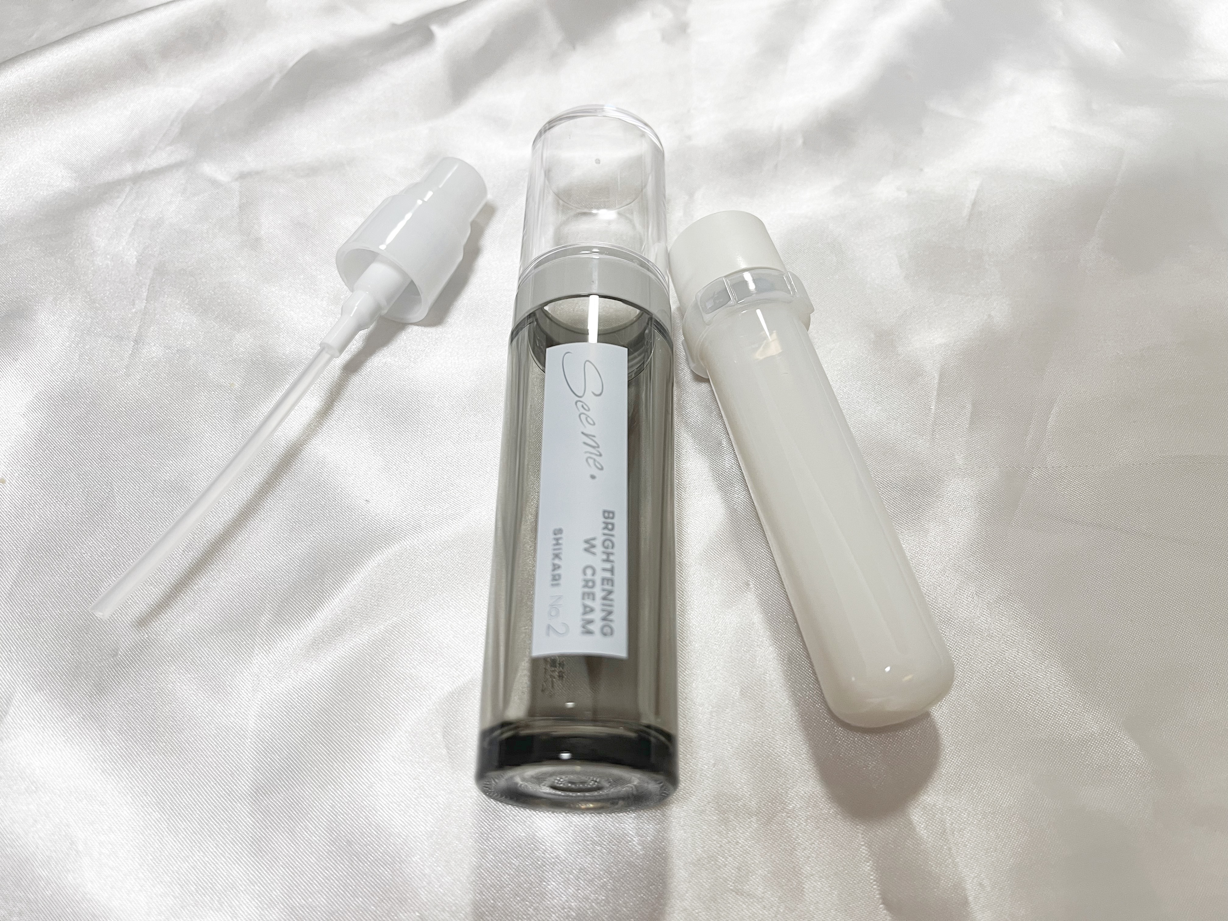 SHIKARI BRIGHTENING W CREAM 本体25g/SHIKARI/フェイスクリームを使ったクチコミ（2枚目）