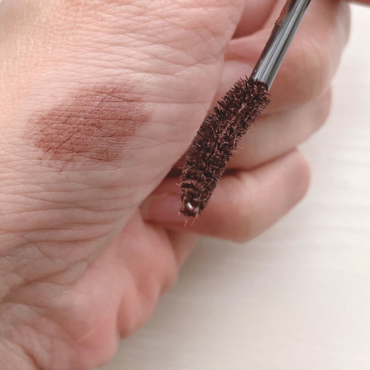 ピメル うそつきマスカラ 【限定】透け感ブラウン/pdc/マスカラを使ったクチコミ（3枚目）