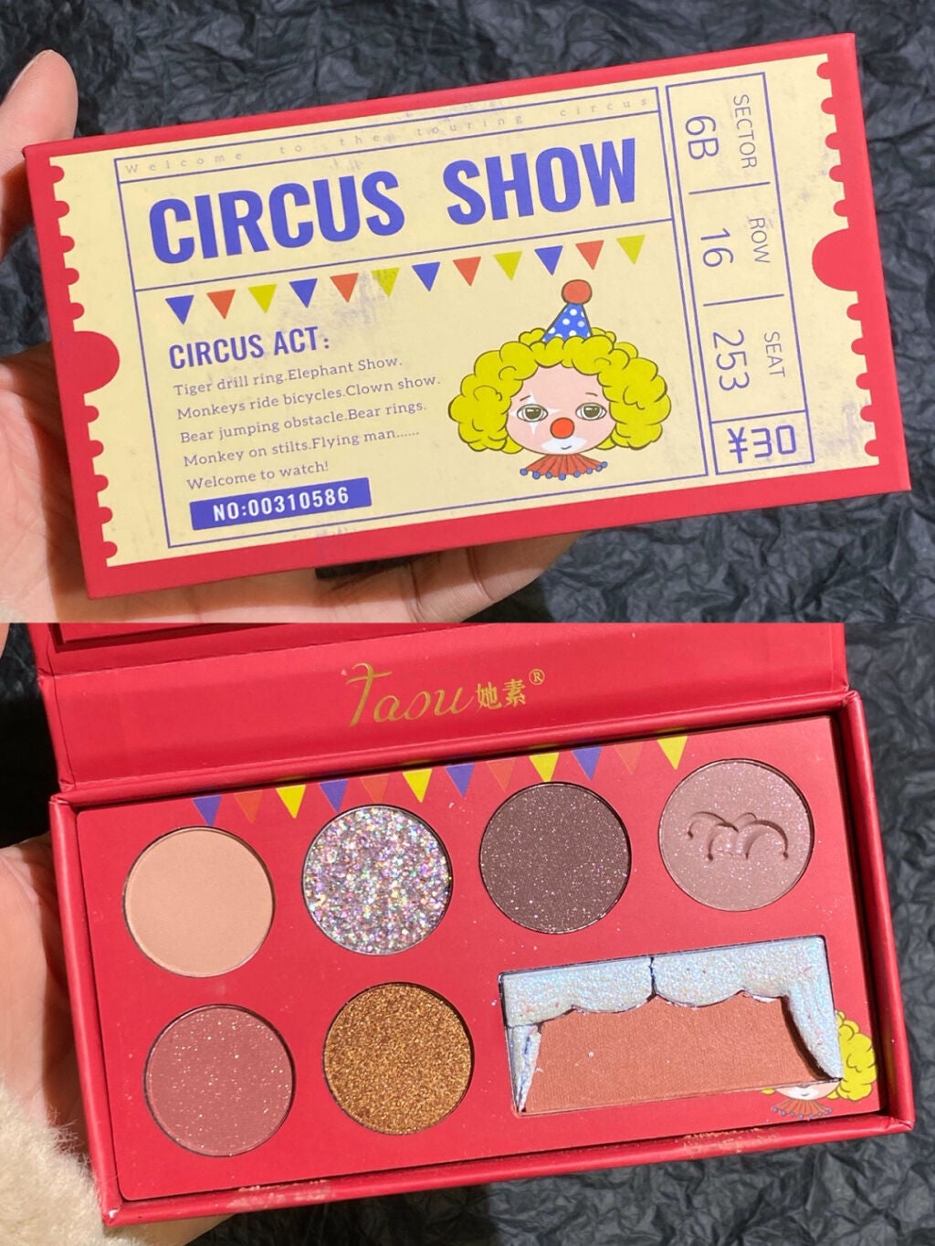 ゆり on LIPS 「TASU她素アイシャド➕cococonpopoカラーコンタクト..」(5枚目)