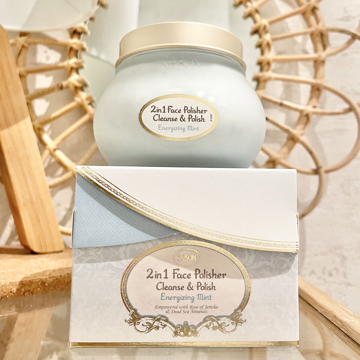 フェイスポリッシャー リフレッシング（ミント）/SABON/スクラブ・ゴマージュを使ったクチコミ（1枚目）