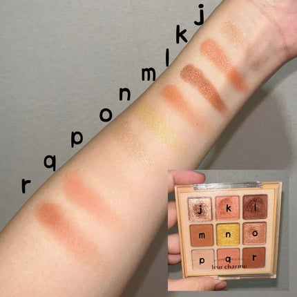 マテリアルカラーパレット 02 タルトタタンポム/leur charme/アイシャドウパレットを使ったクチコミ(3枚目)